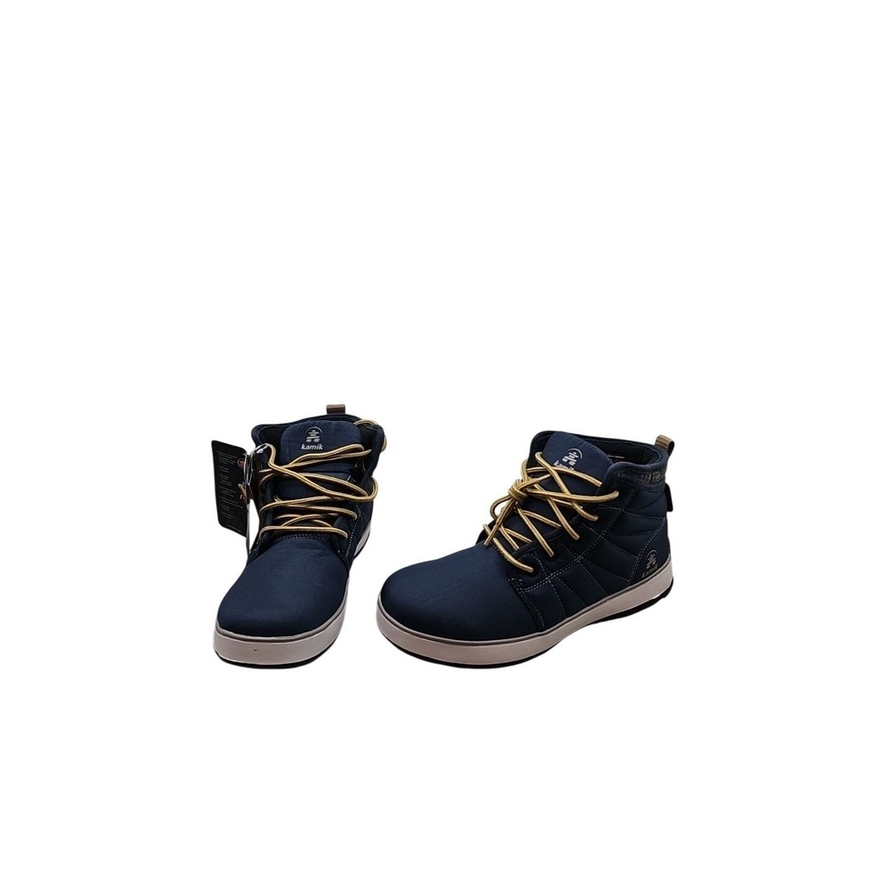 NEW Kamik‎ Spencern Mens 8 Winter Boots -30C Blue Waterproof Insulated Vibram